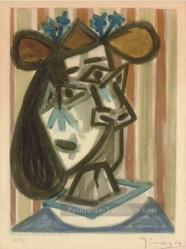 Tete 1928 cubiste Pablo Picasso Peinture à l'huile
